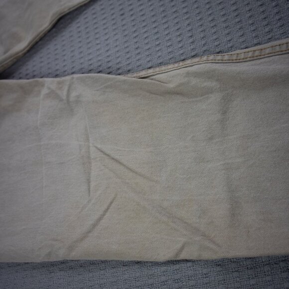 Levi's 501 Off White Beige Denim Vintage Y2K Denim 38x30 - Picture 4 of 9